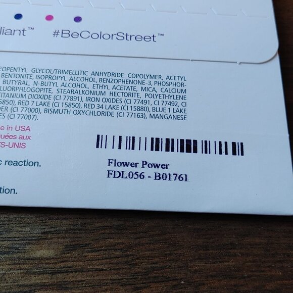 New COLOR STREET Real Nail Polish Strips Flower Power - Picture 4 of 4